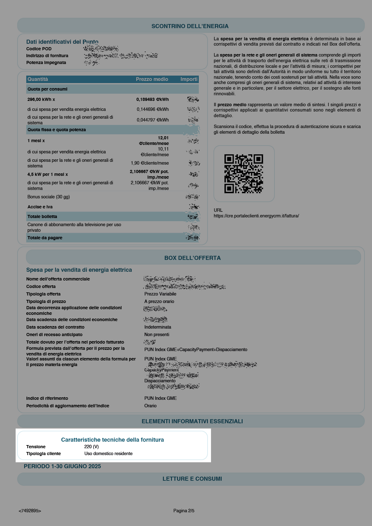 Elementi Informativi Essenziali